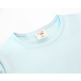 Toddler Cotton Long Sleeve Basic Crewneck T-Shirt