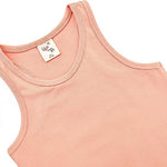 Girls' Soft Solid Cotton Blend Racerback Tank Top / 11-12 Years LILAX