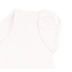 Girls' Basic Cotton T-Shirt  Short Puff Sleeve Crewneck / 11-12 Years LILAX