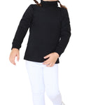 Girls' Solid Cotton Shirt Basic Long Sleeve Turtleneck T-Shirt / Toddler LILAX