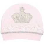 Jeweled Crown Layette Gift Set for Baby Girls: 3 Pieces LILAX