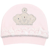 Jeweled Crown Layette Gift Set for Baby Girls: 3 Pieces LILAX