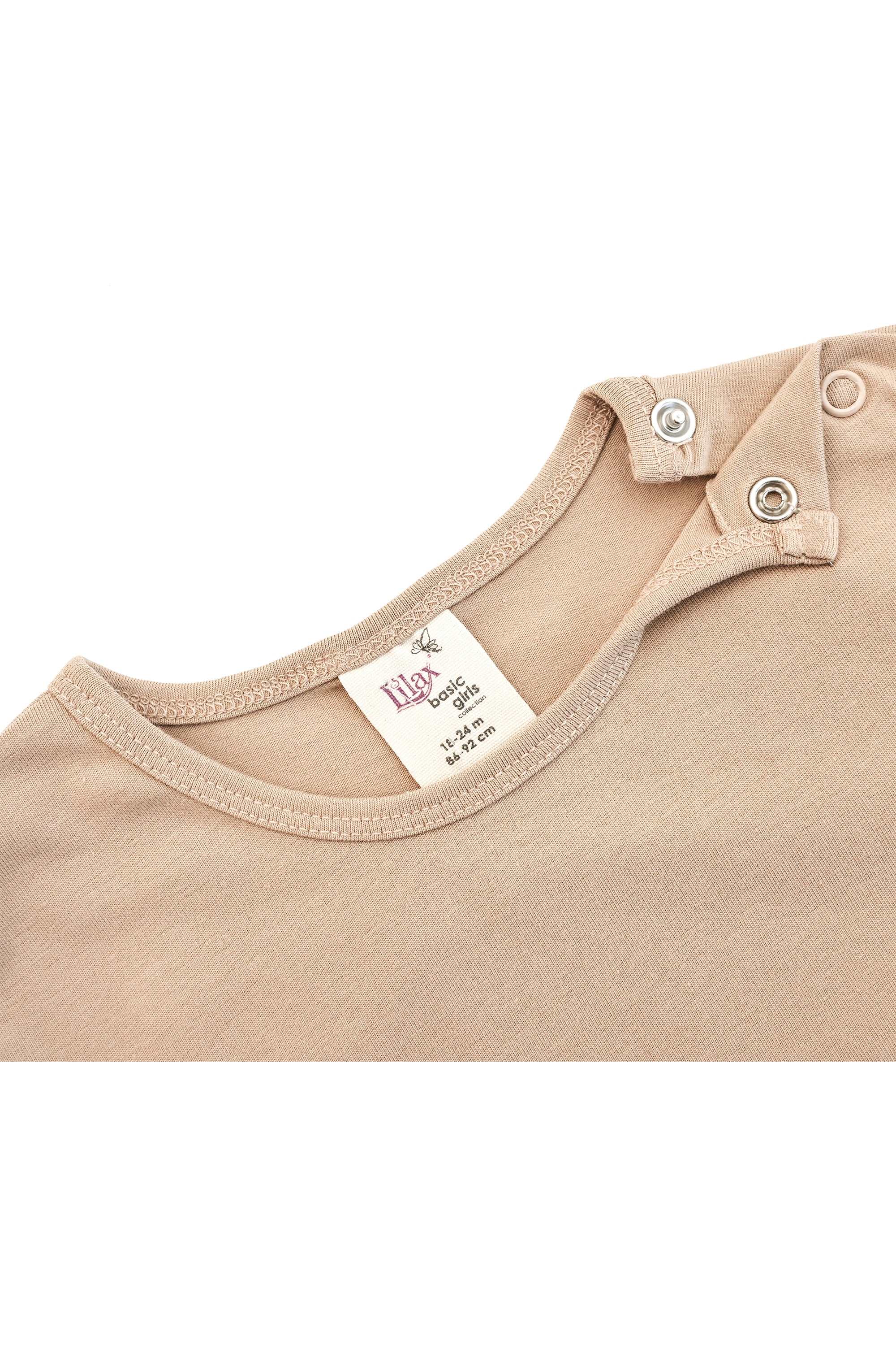 Baby Girls' Basic Long Sleeve Round Neck T-Shirt / 12 to 24 Months