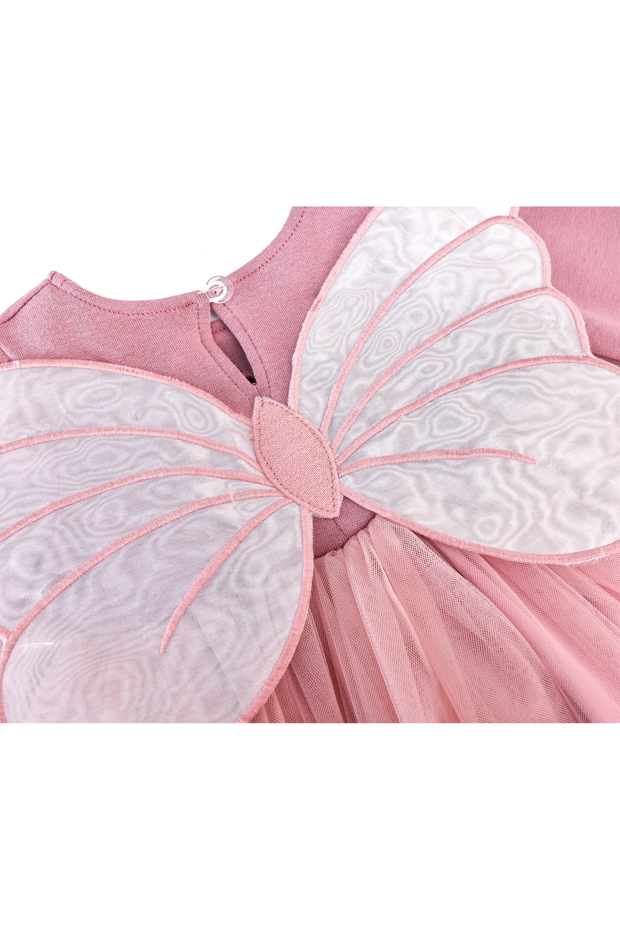 Princess Dress for Baby Girl with Long Sleeve Butterfly Wing and Tulle Perfect for Parties LILAX