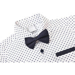 Little Boys' Casual Pant Set - Dress Shirt, Bowtie and Pants LILAX