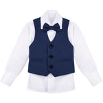 Boys Formal Suit Dresswear 5 Piece Suit Set LILAX