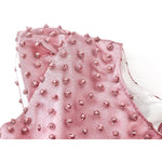 Baby Girls' Sparkly Tulle Dress, Glitter Polka Dots Princess Gown with Matching Headband and Shoes LILAX