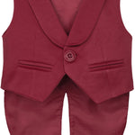 Stylish Infant Tuxedo Outfit with Gentleman Vest for Baby Boys - Complete 4-Piece Set LILAX