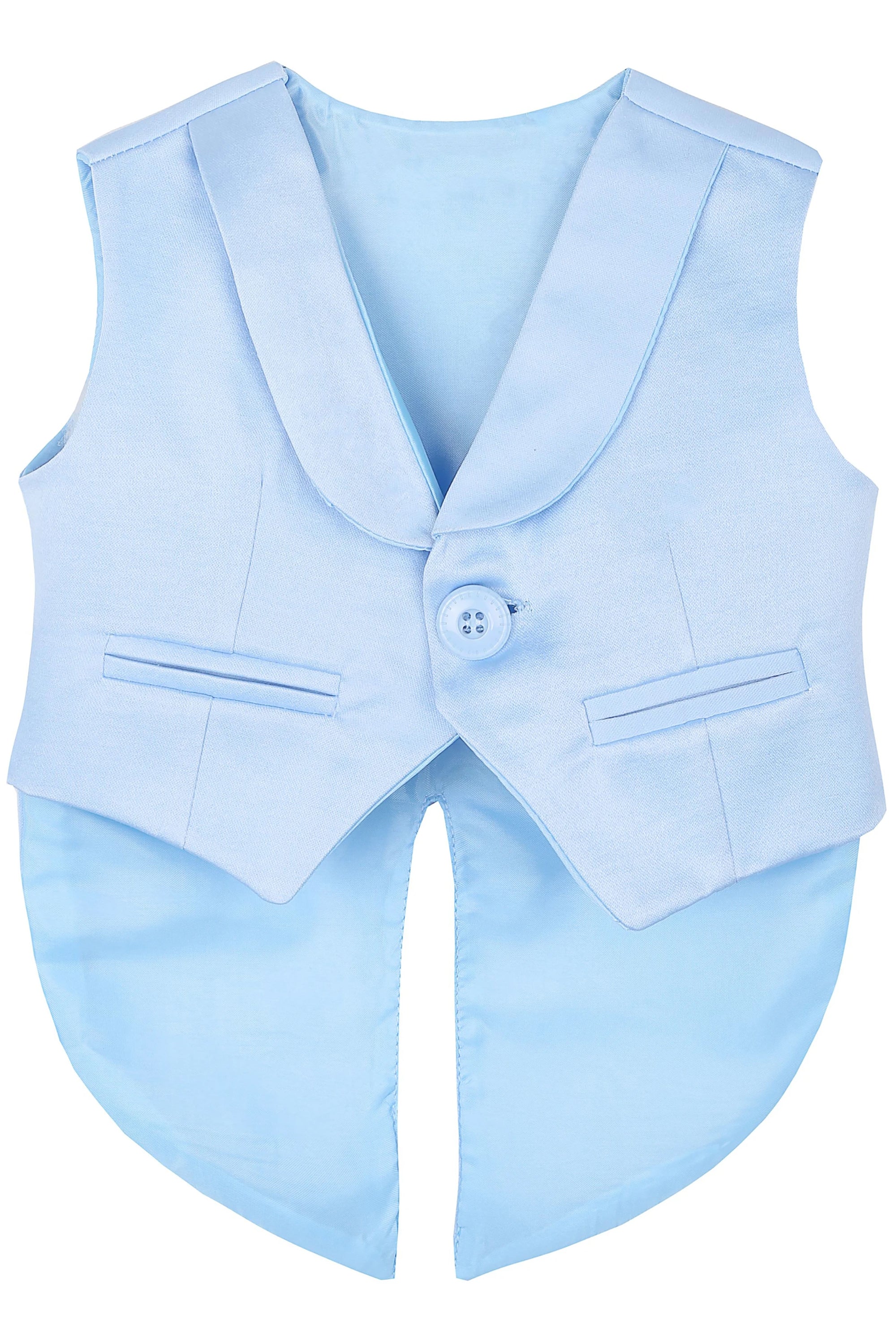 Stylish Infant Tuxedo Outfit with Gentleman Vest for Baby Boys - Complete 4-Piece Set LILAX