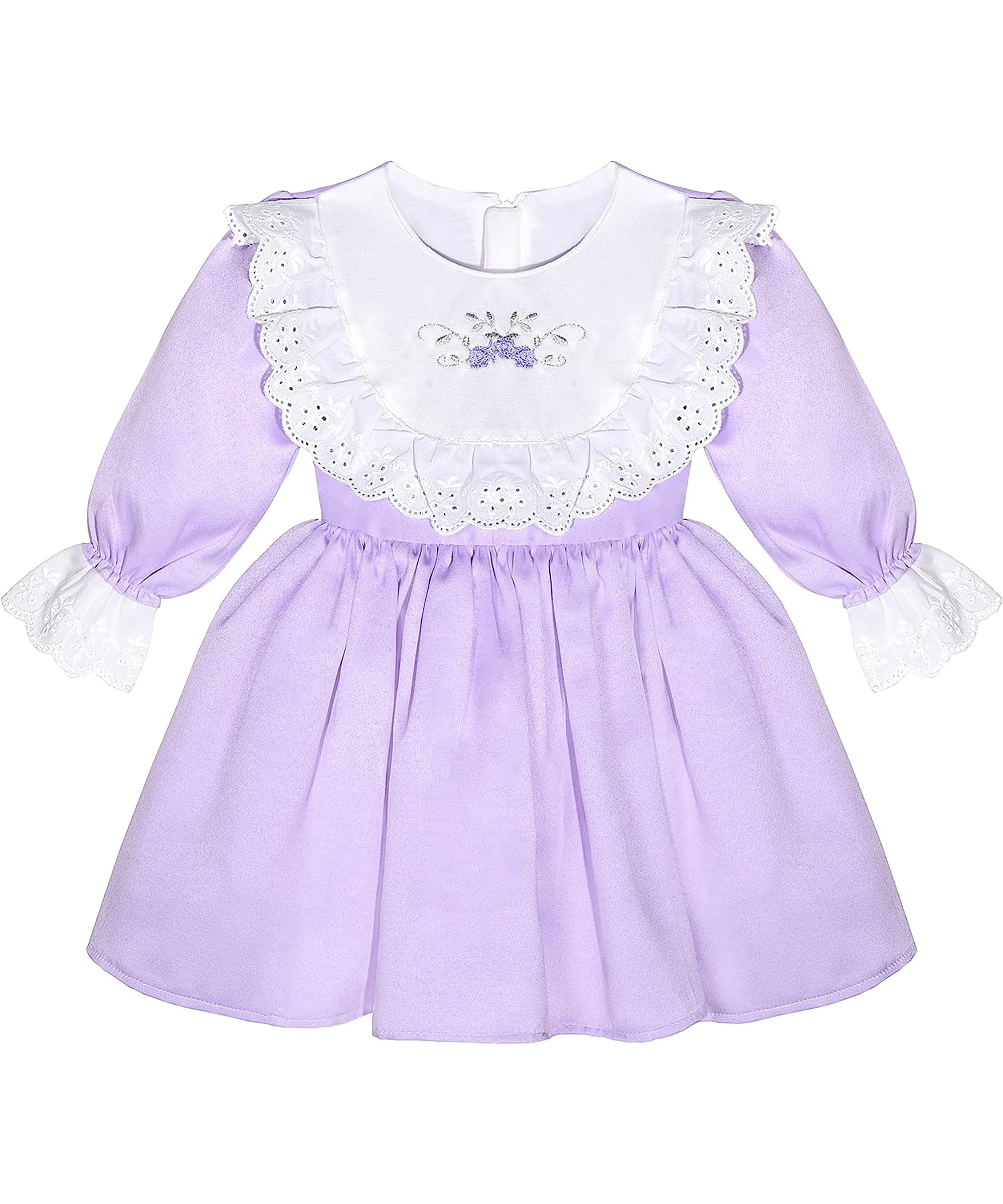 Baby girl vintage dress with ruffle details and puff sleeves: perfect for baby girl clothes & christmas gift ideas 