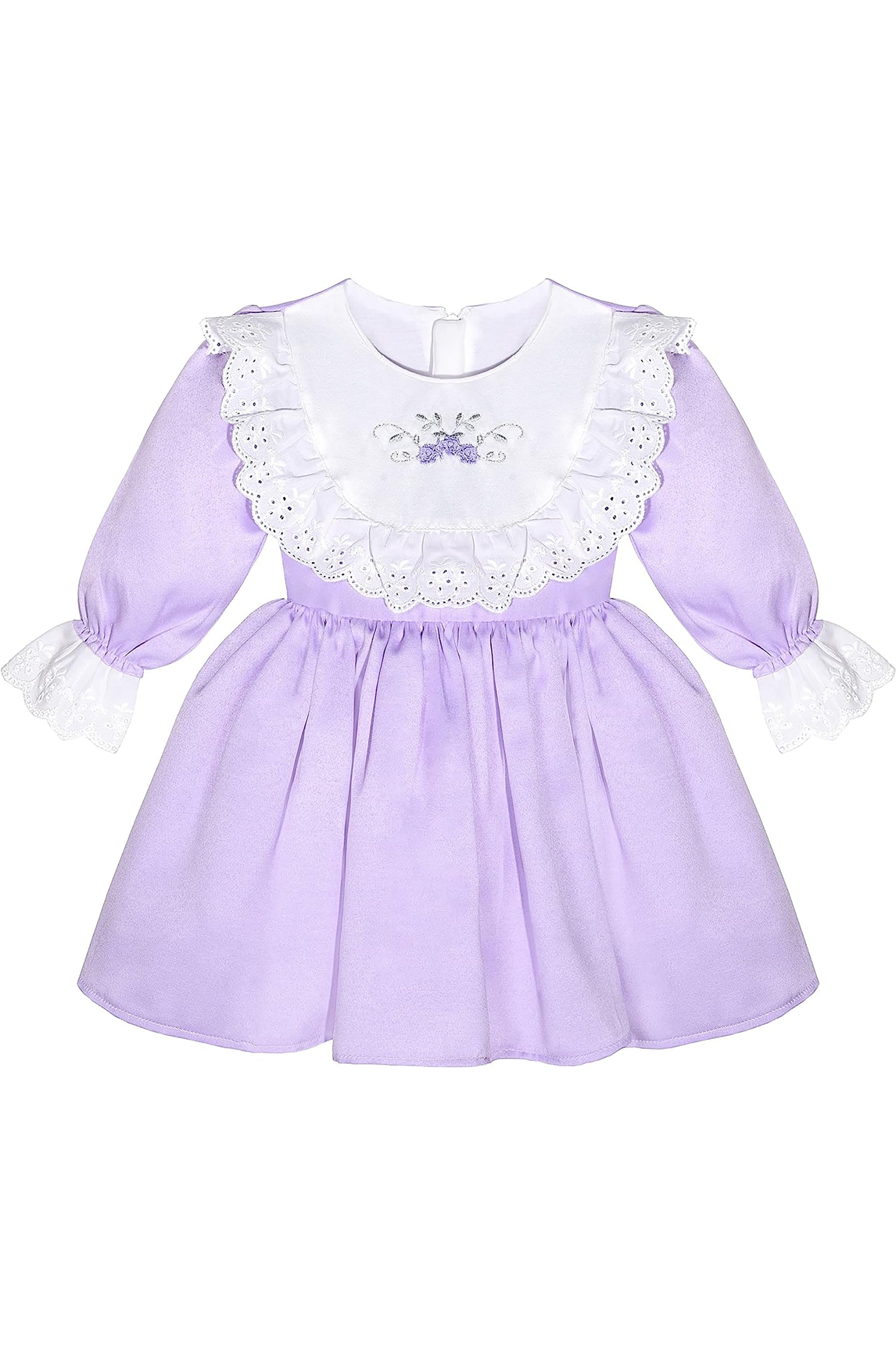 Little Girls' Long Sleeve Dress for Easter LILAX