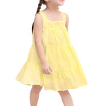 Baby girls layered cotton squareneck dress; perfect for baby girl clothes & christmas gift ideas