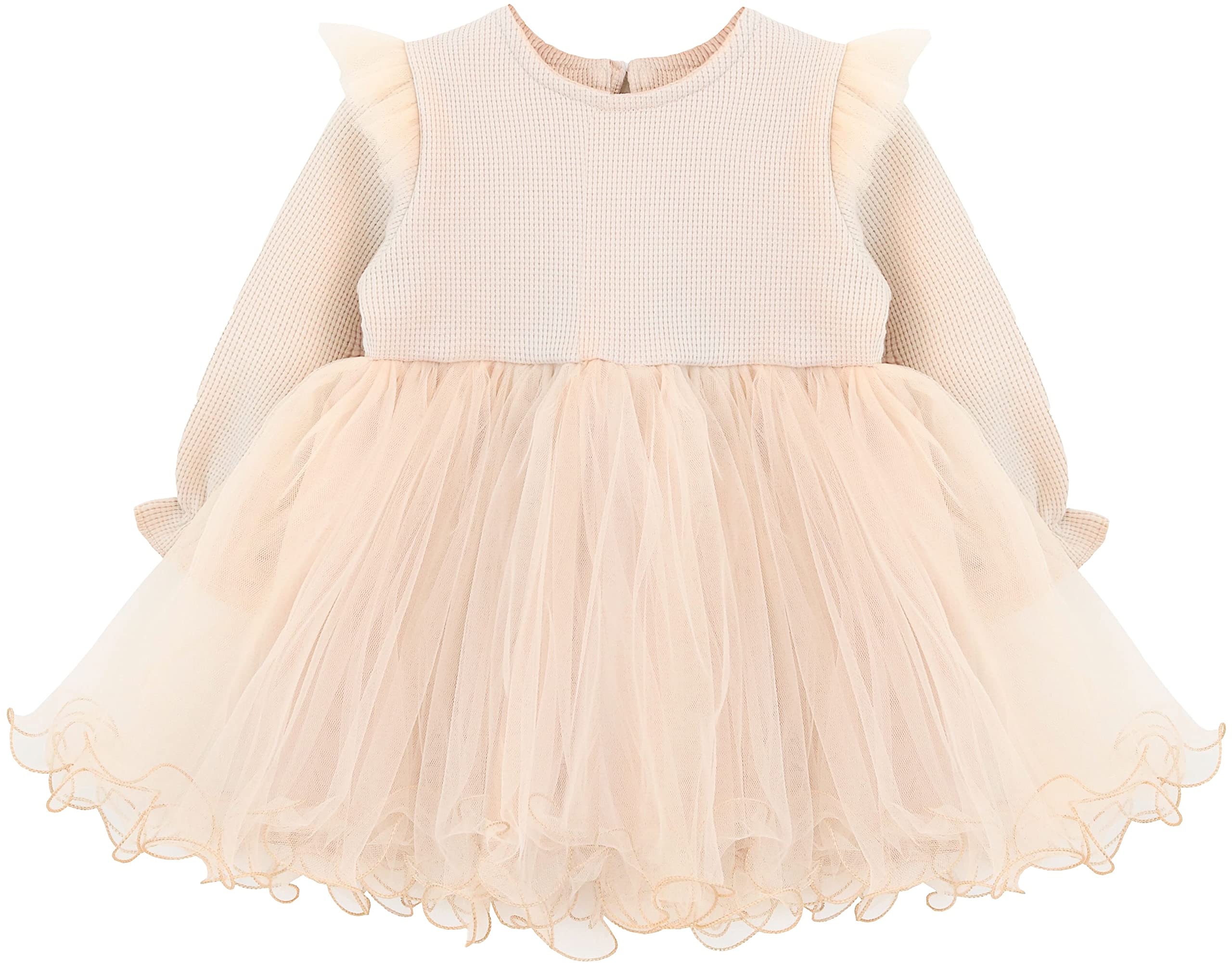 Girl Butterfly Wing Long Sleeve Tulle Party Princess Dress