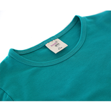 Toddler Cotton Long Sleeve Basic Crewneck T-Shirt