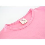 Toddler Cotton Long Sleeve Basic Crewneck T-Shirt