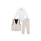 Boys 4-Piece Slim Fit Suit Set