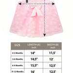 Baby girl tulle-skirt dress bow details; for baby girl clothes & christmas gift ideas