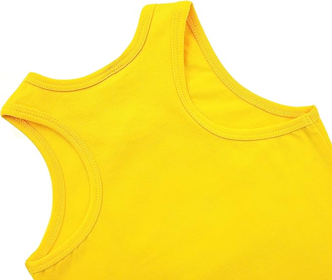 Lilax Girls' Athletic Racerback Tank Top and Comfy Solid Dance Short Set 10-12 Years lilax