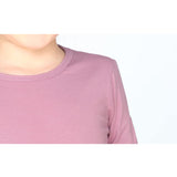 Girls' Basic Crewneck Long Sleeve Cotton T-Shirt / 11-12 Years LILAX