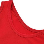 Girls' Soft Solid Cotton Blend Racerback Tank Top / 11-12 Years LILAX