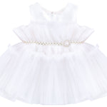 Enchanting Tulle Princess Tutu Bridal Ensemble with Coordinating Shoes and Headband LILAX