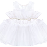 Enchanting Tulle Princess Tutu Bridal Ensemble with Coordinating Shoes and Headband LILAX