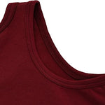 Girls' Soft Solid Cotton Blend Racerback Tank Top / 11-12 Years LILAX