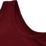 Girls' Soft Solid Cotton Blend Racerback Tank Top / 11-12 Years LILAX