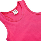 Girls' Soft Solid Cotton Blend Racerback Tank Top / 11-12 Years LILAX