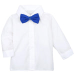 Baby boy 4 piece tuxedo suit with shirt, pants, vest, shoes; perfect for baby boy clothes & christmas gift ideas  