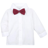 Stylish Infant Tuxedo Outfit with Gentleman Vest for Baby Boys - Complete 4-Piece Set LILAX