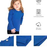 Girls cotton solid basic crewneck t-shirt and leggings set; perfect for baby girl clothes & christmas gift ideas