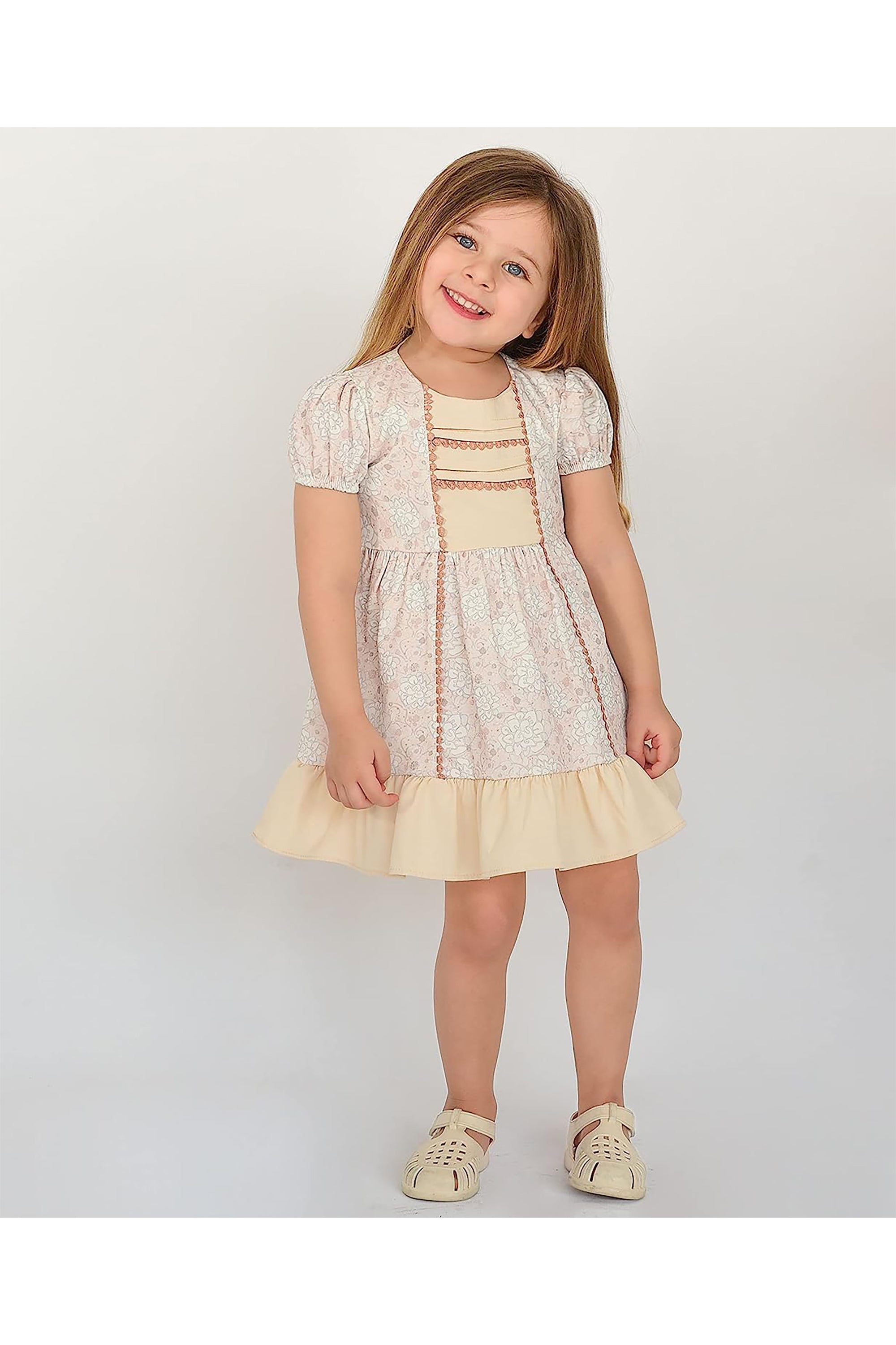 Little Girls' Short Sleeve Dress - Toddler Party Dress LILAX