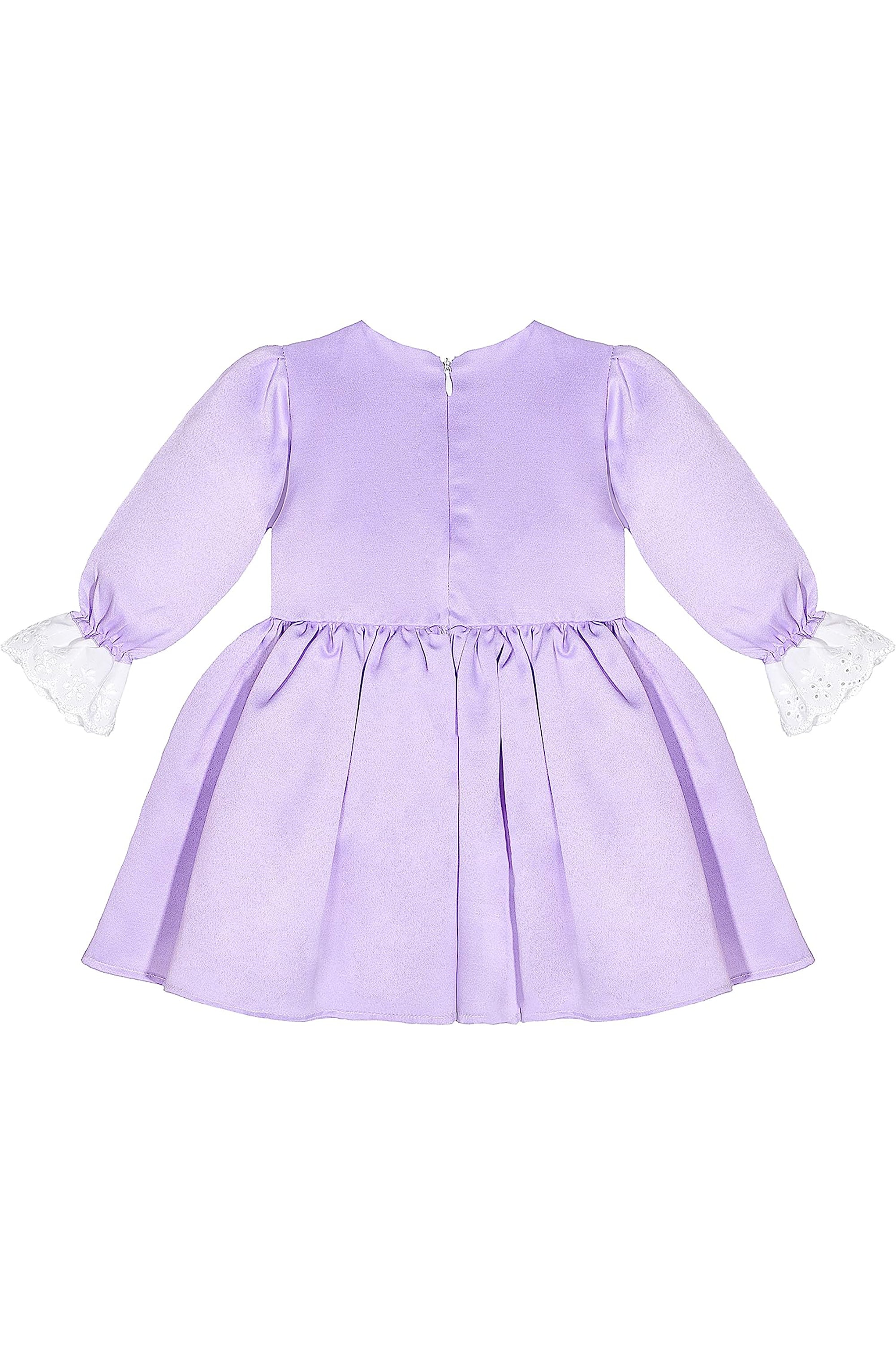 Little Girls' Long Sleeve Dress for Easter LILAX