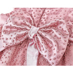 Baby Girls' Sparkly Tulle Dress, Glitter Polka Dots Princess Gown with Matching Headband and Shoes LILAX