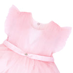 Baby Girls' Ruffled Tulle Dress 3 Piece Special Occasion Outfit LILAX