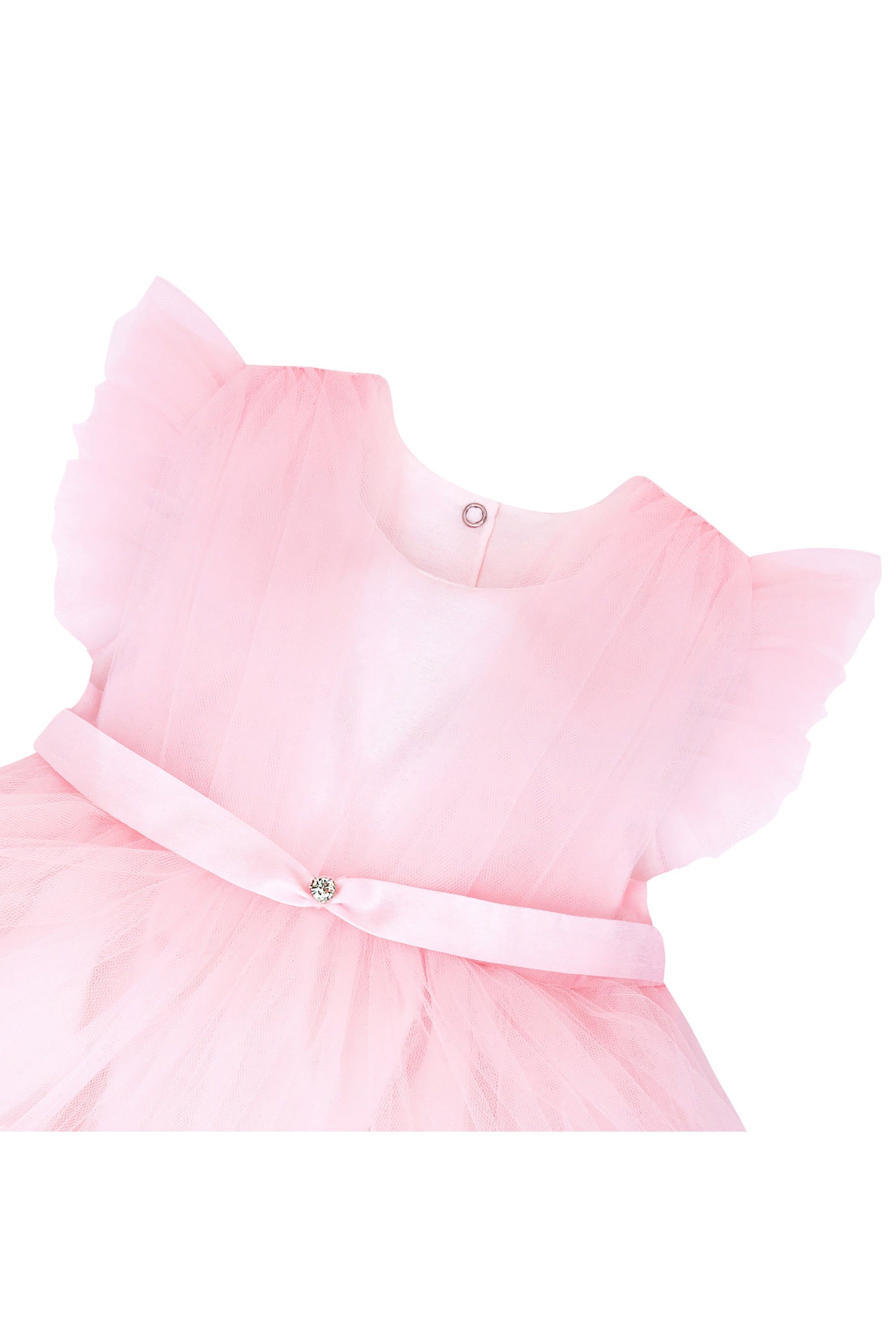 Baby Girls' Ruffled Tulle Dress 3 Piece Special Occasion Outfit LILAX