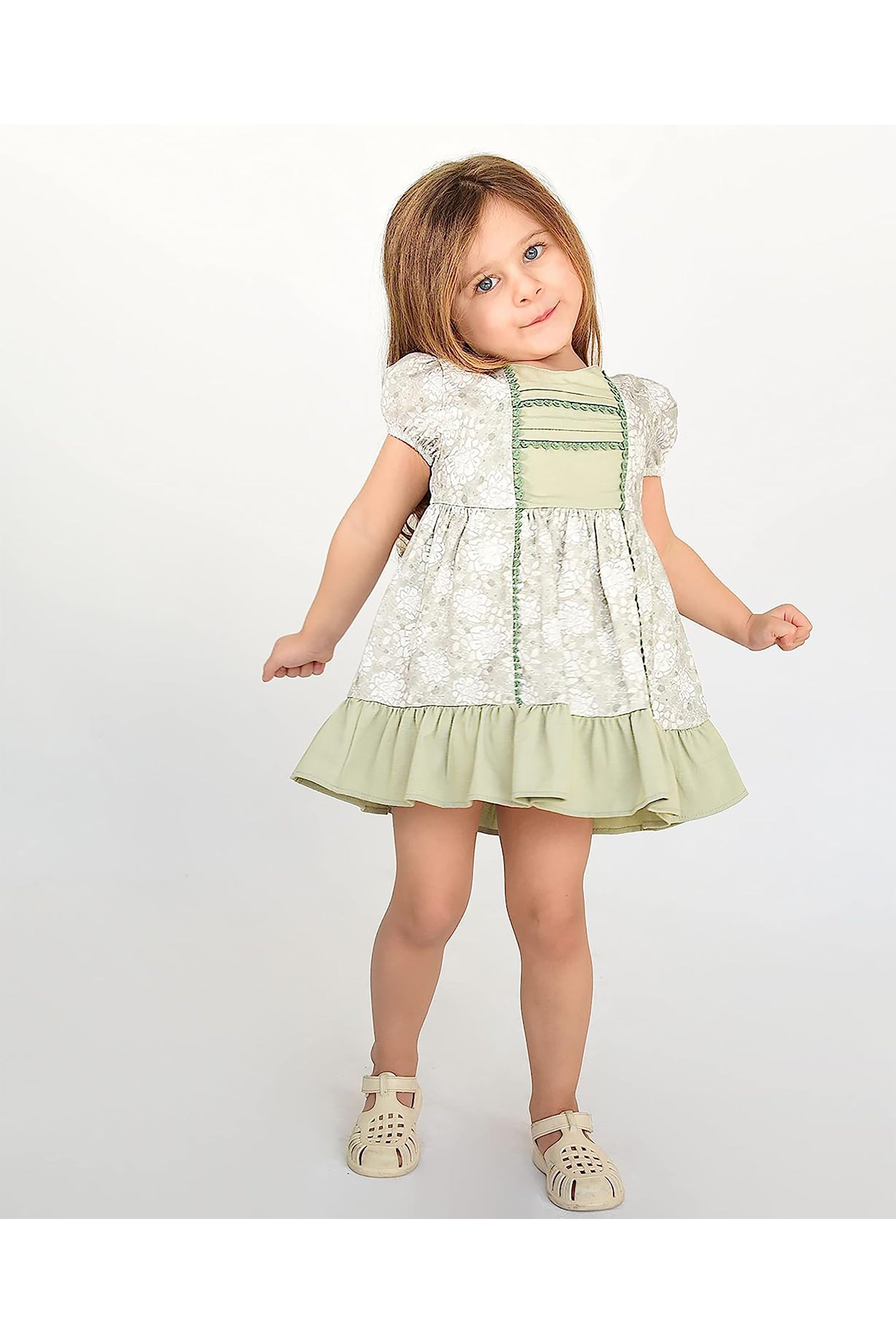 Little Girls' Short Sleeve Dress - Toddler Party Dress LILAX