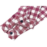 Little Boys' Trendy Pant Set - Plaid Dress Shirt, Pants, Bowtie, and Schoulders Strap LILAX