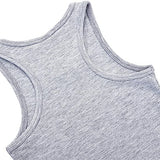 Girls' Soft Solid Cotton Blend Racerback Tank Top / 11-12 Years LILAX