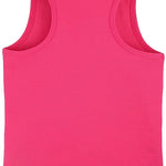 Girls' Soft Solid Cotton Blend Racerback Tank Top / 11-12 Years LILAX