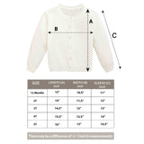 Baby & Toddler Girls' Knit Cardigan Long Sleeve Button Closure Sweater