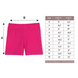 Basic Short for Gymnastics or Under Skirts Solid Soft Dance 10 to 12 Years