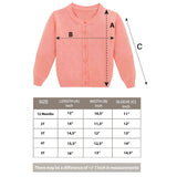 Baby & Toddler Girls' Knit Cardigan Long Sleeve Button Closure Sweater