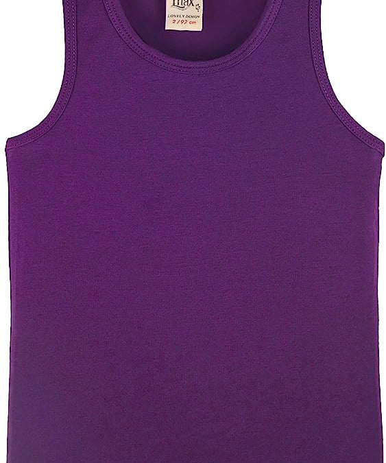 Girls cotton basic solid racerbank tanktop; best for baby girl clothes & christmas gift ideas