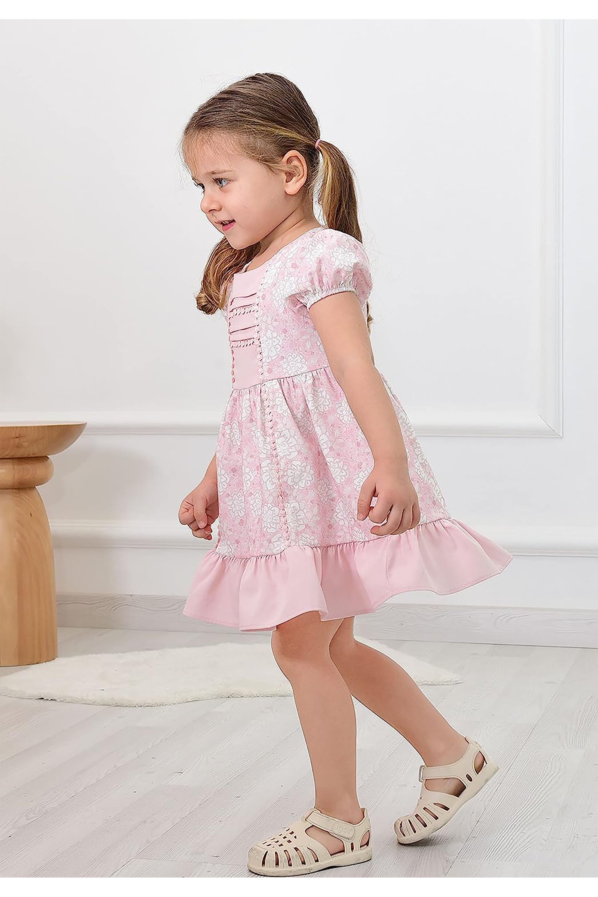 Little Girls' Short Sleeve Dress - Toddler Party Dress LILAX