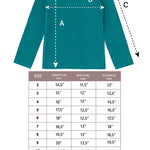 Girls' Solid Cotton Shirt Basic Long Sleeve Turtleneck T-Shirt / Toddler LILAX