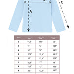 Girls' Solid Cotton Shirt Basic Long Sleeve Turtleneck T-Shirt / 9 to 12 Years LILAX