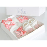 Baby Girls' Layette Set 4 Piece Gift Set for Newborns LILAX