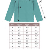 Girls' Solid Cotton Shirt Basic Long Sleeve Turtleneck T-Shirt / Toddler LILAX